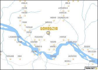 map of Domadzia