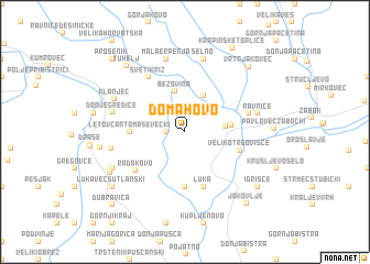 map of Domahovo