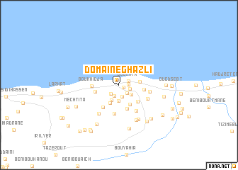 map of Domaine Ghazli