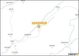 map of Domamana