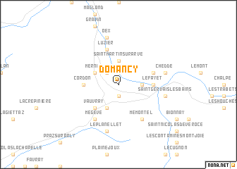 map of Domancy