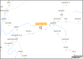 map of Domane