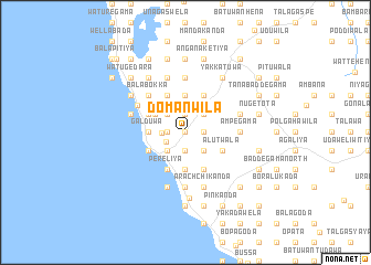 map of Domanwila