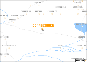 map of Domaszowice