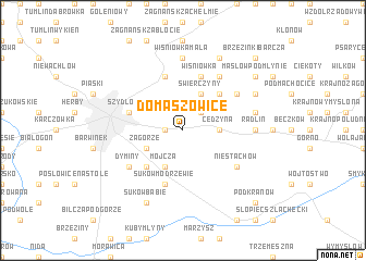 map of Domaszowice