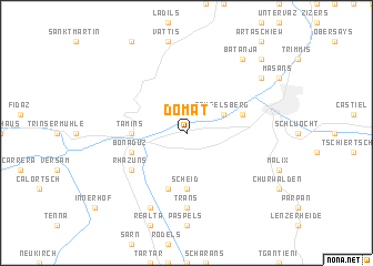 map of Domat