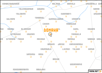 map of Domawa