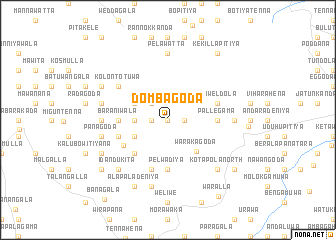 map of Dombagoda