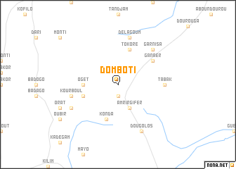 map of Domboti