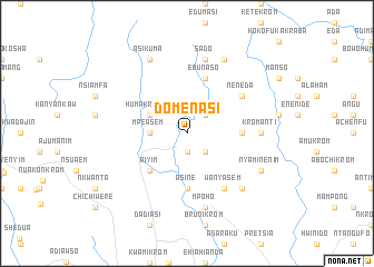 map of Domenasi