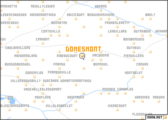 map of Domesmont