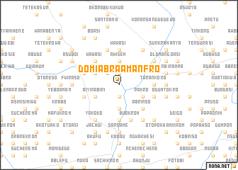 map of Domiabra Amanfro