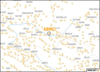 map of Domići