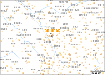 map of Domīnda