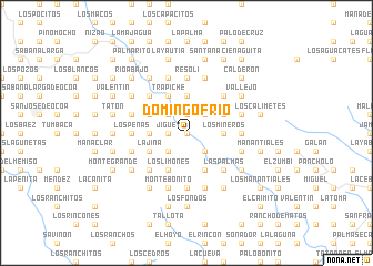 map of Domingo Frío