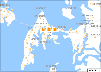 map of Dominion