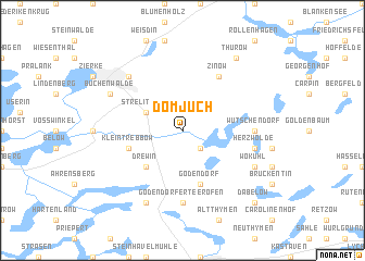 map of Domjüch