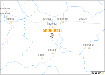 map of Domkipāli