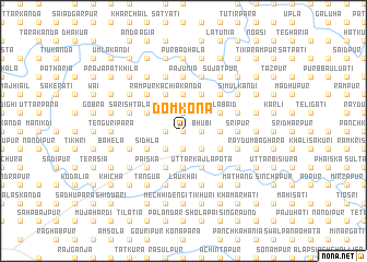 map of Domkona