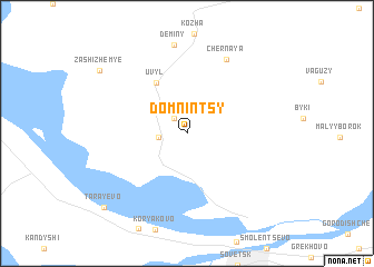 map of Domnintsy