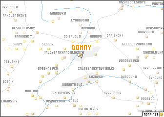 map of Domny