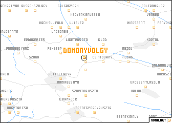 map of Domonyvölgy