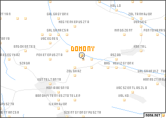 map of Domony