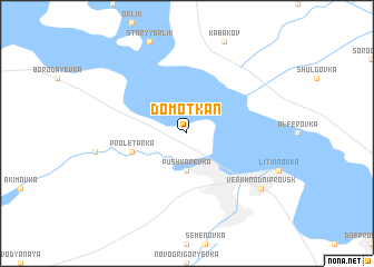 map of Domotkanʼ