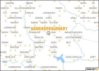 map of Dompierre-sur-Héry