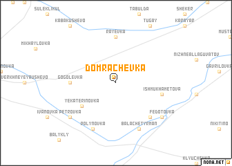 map of Domrachevka