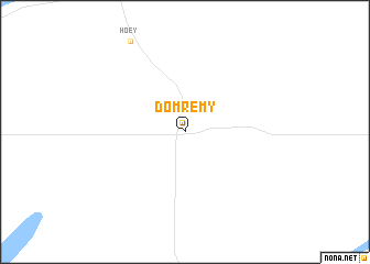 map of Domremy