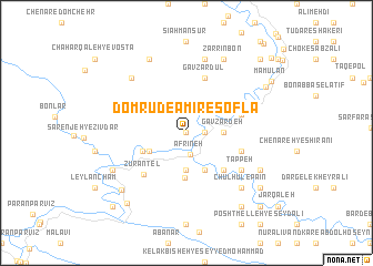 map of Domrūd-e Amīr-e Soflá