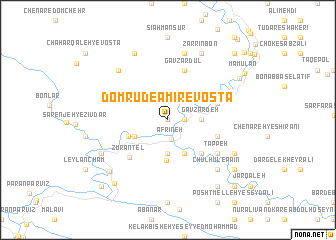 map of Domrūd-e Amīr-e Vosţá