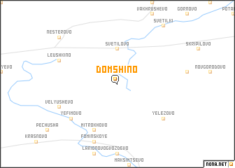 map of Domshino