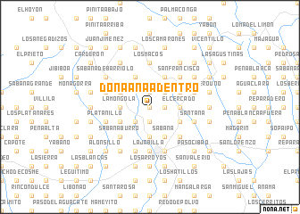 map of Doña Ana Adentro