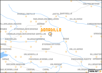 map of Donadillo