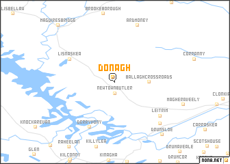 map of Donagh