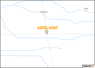 map of Donaldson