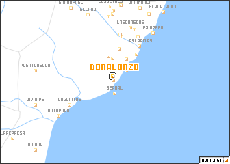 map of Don Alonzo