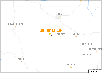 map of Doña Mencía
