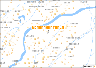 map of Dona Rahmatwāla
