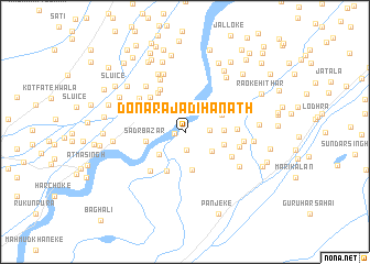 map of Dona Rāja Dīhanāth