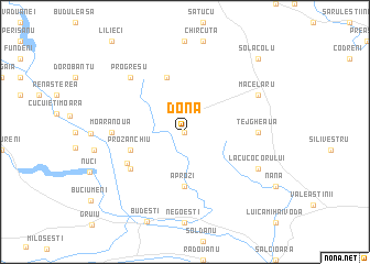 map of Dona