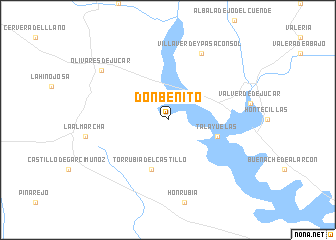 map of Don Benito