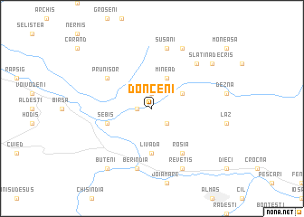 map of Donceni