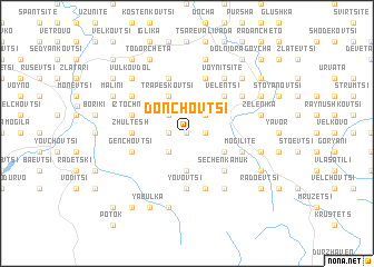 map of Donchovtsi