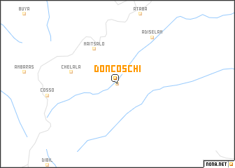 map of Doncoschi