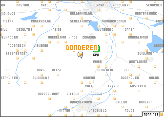 map of Donderen