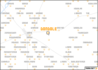 map of Dondolé