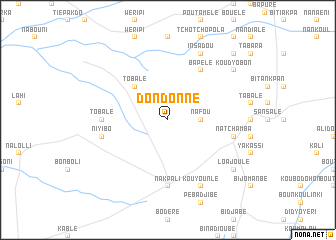 map of Dondonne